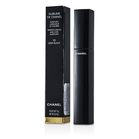 sublime de chanel mascara 10 deep black is the new|Sublime De Chanel Mascara .